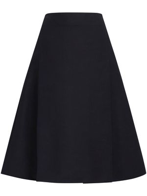 Marni A-line cotton midi skirt - Black