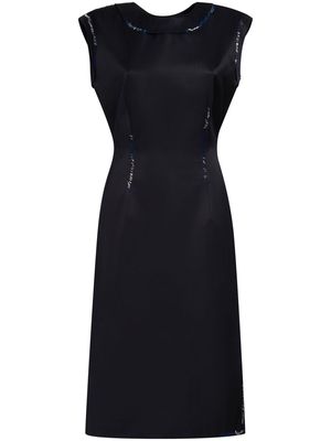 Marni bead-embellished satin dress - Black
