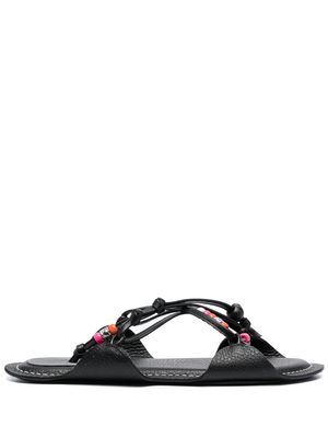 Marni beaded strappy sandals - Black