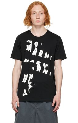 Marni Black Scanned T-Shirt