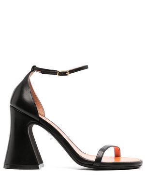 Marni block-heel leather sandals - Black