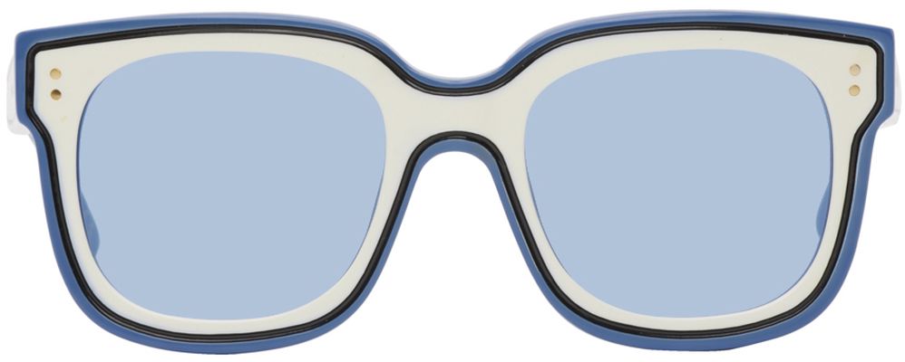 Marni Blue & White Li River Sunglasses