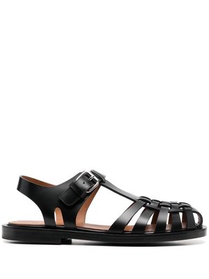 Marni caged leather sandals - Black