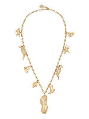 Marni charm-detail chain necklace - Gold