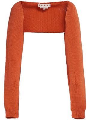 Marni chunky knit bolero - Orange