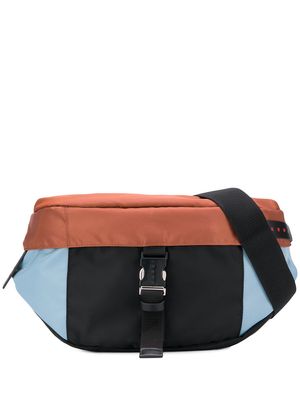 Marni colour block belt bag - Black