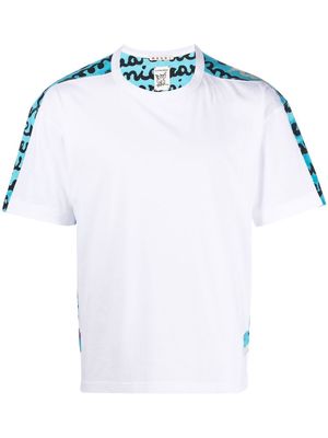 Marni contrasting back jersey T-shirt - White