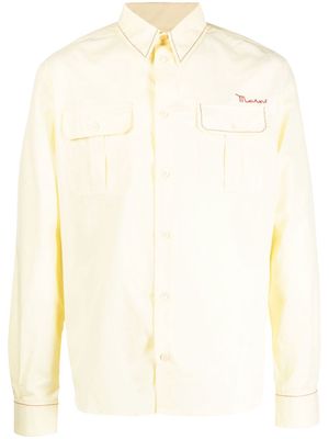 Marni cotton long-sleeve shirt - Yellow