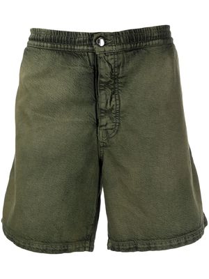 Marni cotton track shorts - Green