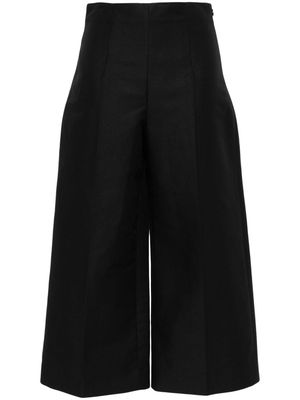 Marni cropped cotton trousers - Black