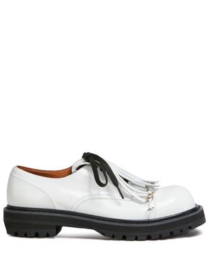 Marni Dada leather lace-up shoes - White