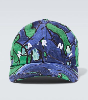 Marni Embroidered cotton baseball cap