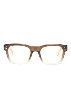 Marni Eyewear Abiod square-frame glasses - Yellow