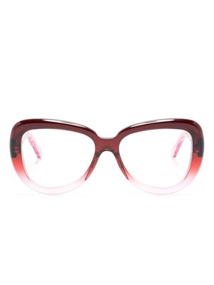 Marni Eyewear cat-eye faded glasses - Pink