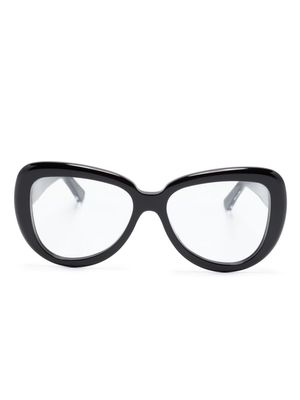 Marni Eyewear Elephant Island oversize-frame sunglasses - Black