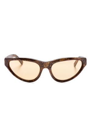 Marni Eyewear Mavericks Radica cat-eye sunglasses - Brown