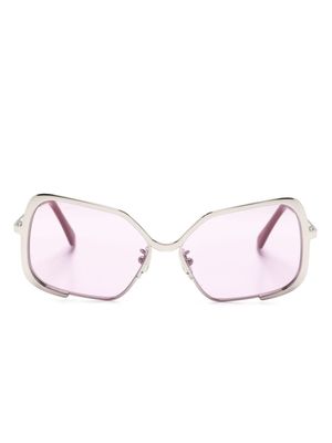 Marni Eyewear Silver Unila oversize-frame sunglasses
