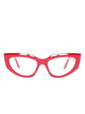 Marni Eyewear Tahat mask-frame glasses - Red