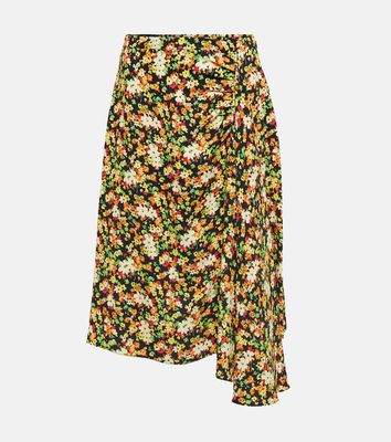 Marni Floral-print midi skirt