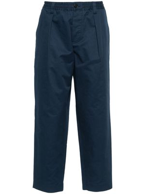 Marni gabardine tapered trousers - Blue