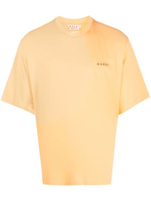 Marni graphic-print cotton T-shirt - Orange