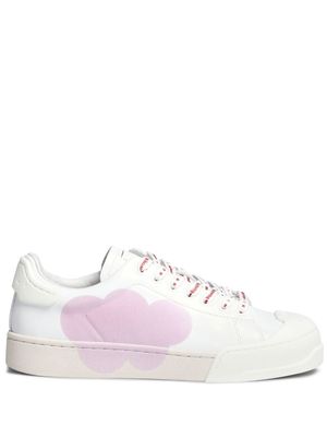 Marni graphic-print low top sneakers - White