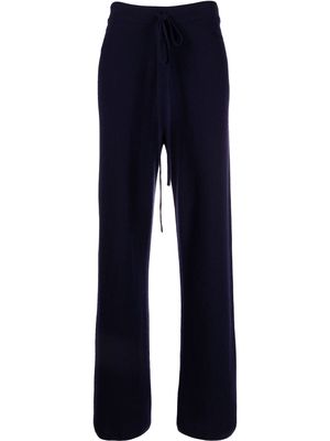 Marni high-waist cashmere trousers - Blue