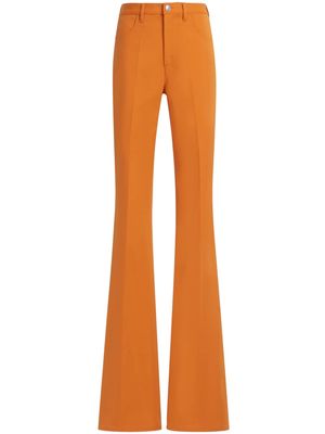 Marni high-waist flared trousers - Orange