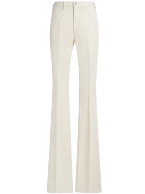 Marni high-waist flared trousers - White