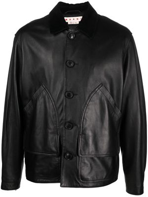 Marni Jumy leather jacket - Black