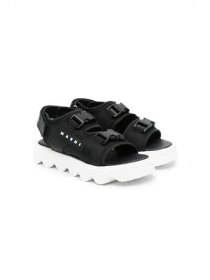 Marni Kids buckle-detail sandals - Black