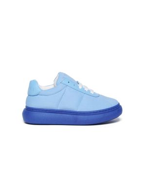 Marni Kids colourblock-sole sneakers - Blue
