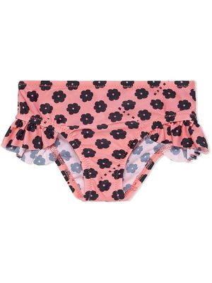 Marni Kids floral-print bikini bottom - Pink