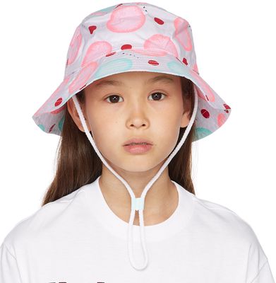 Marni Kids White Dots Bucket Hat