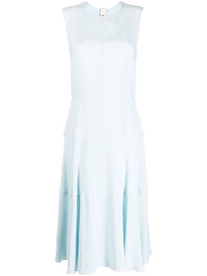 Marni Kleid jacquard midi dress - Blue