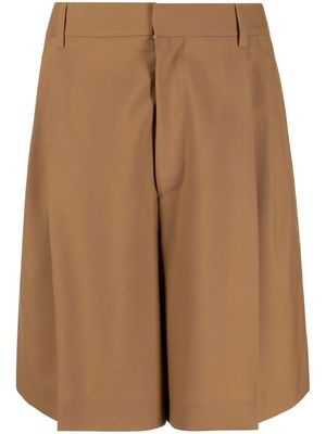 Marni knee-length wool shorts - Brown