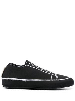 Marni lace-up sneaker silhouette sneakers - Black