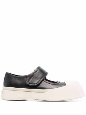 Marni leather Mary Jane sneakers - Black