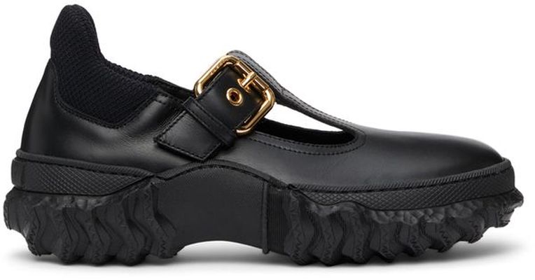 Marni Leather Mary Jane T-Bar Oxfords