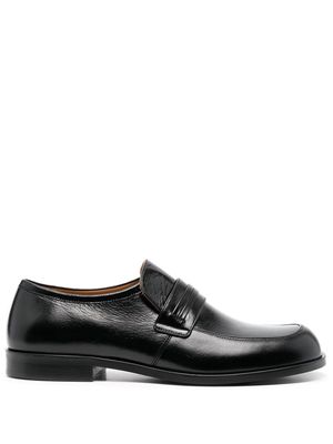 Marni leather slip-on loafers - Black