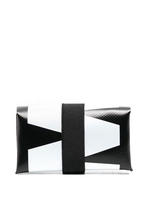 Marni logo-print tri-fold wallet - Black