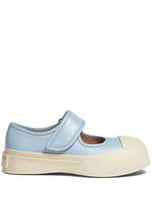 Marni logo touch-strap Mary Jane sneakers - Blue