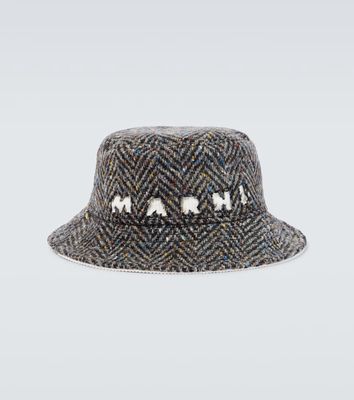 Marni Logo wool bucket hat
