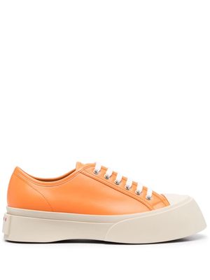 Marni low-top lace-up sneakers - Orange