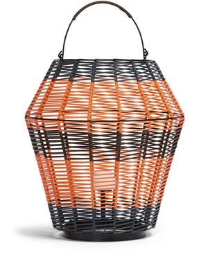 Marni Market colour-block woven lamp holder - Orange