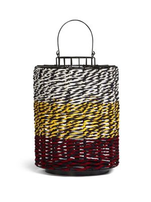 Marni Market colour-block woven lamp holder - Red