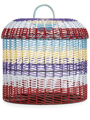 Marni Market large interwoven basket - Multicolour