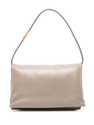Marni medium Prisma leather crossbody bag - Neutrals