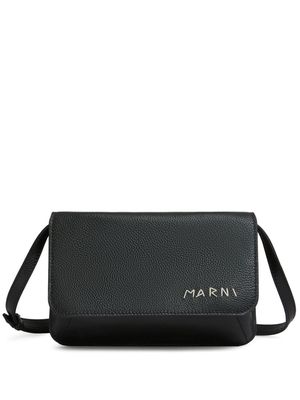 Marni Mending leather pochette bag - Black