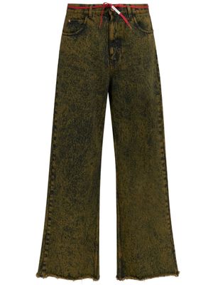 Marni mid-rise wide-leg jeans - Brown